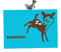 40° Druckstück >Bambirabatz< Aufdruck: Flex- und Flockfolie